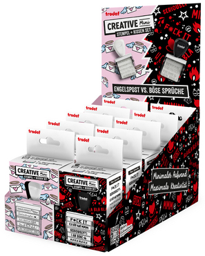 trodat Kreativstempel-Set Creative Mini, Thekendisplay von trodat
