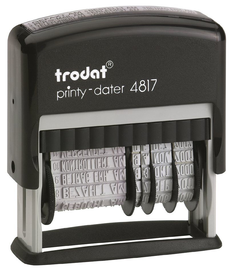 trodat Wortbandstempel Printy Dater 4817, mit Datum, SB- trodat Wortbandstempel Printy Dater 4817, mit Datum, SB- von trodat