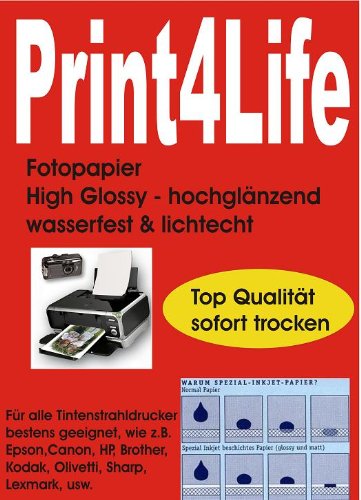 trucol P4L – 1000 Blatt HGlossy Fotopapier DIN A4 140g/m² von trucol