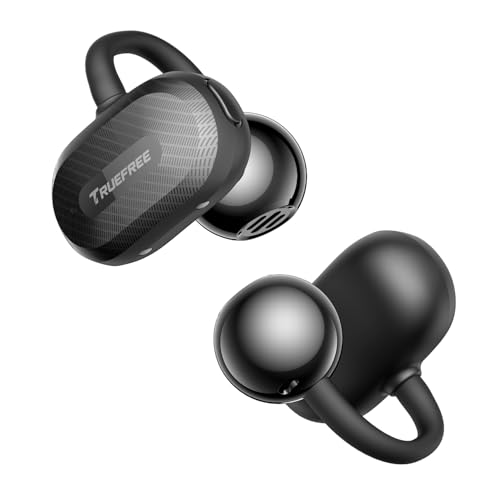 truefree C10 Open-Ear Ohrclips Kopfhörer, Kabellose Kopfhörer, Bluetooth 5.4 Kopfhörer, 12mm Treiber mit Spatial Sound, 28H Spielzeit, IPX5 Wasserdicht, KI-ENC Klare Gespräche, Perfekt für Sport von truefree