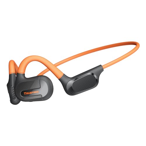 truefree F2 Open Ear Kopfhörer Luftleitung Bluetooth 5.3 kabellose Kopfhörer für Sport, 4 Mikrofone, klare Anrufe, 15 Stunden Spielzeit, 16,2 mm verbesserter Bass, Multipoint-Verbindung, App-Steuerung von truefree