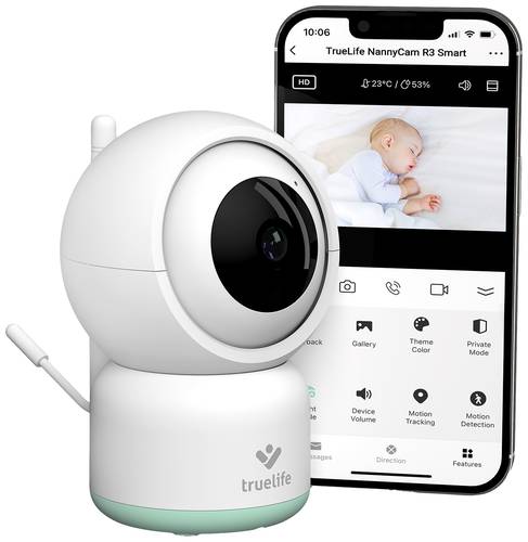 Truelife NannyCam R3 Smart TLNCR3S Babyphone mit Kamera WLAN 2.4GHz Truelife NannyCam R3 Smart TLNCR3S Babyphone mit Kamera WLAN 2.4GHz von truelife