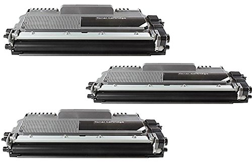 ttrecycling -3X kompatible- Ersatz Toner für Brother Fax 2840 / Fax 2845 (3X TN2220) Premium Toner + 100 DIN A4 Umschläge von ttrecycling