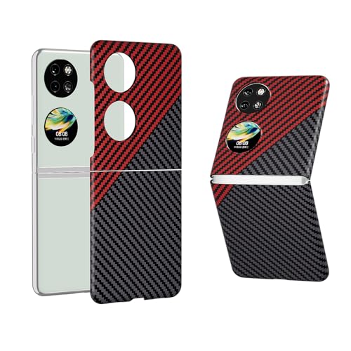 Schutzhülle für Huawei P50 Pocket, Karbonfaser-Textur, harte Rückseite, stoßdämpfend, kompatibel mit Huawei P50 Pocket Schutzhülle für Huawei P50 Pocket, Karbonfaser-Textur, harte Rückseite, stoßdämpfend, kompatibel mit Huawei P50 Pocket von tuanshunhengb