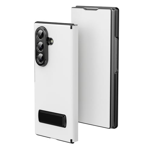 Smartphone-Flip-Cover Leather Case with Stand Compatible with Samsung Galaxy Z Fold 7 Case,Magnetic Protective Soft Grip Luxury Cover for Men/Women,Flip up Kickstand Shockproof Folding Phone Cases(Whi Smartphone-Flip-Cover Leather Case with Stand Compatible with Samsung Galaxy Z Fold 7 Case,Magnetic Protective Soft Grip Luxury Cover for Men/Women,Flip up Kickstand Shockproof Folding Phone Cases(Whi von tuanshunhengb