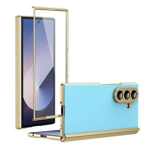 Smartphone-Flip-Cover Slim Fit Kompatibel mit Samsung Galaxy Z Fold 7 Hülle mit Displayschutzfolie, stoßfeste Hülle, robuste Schutzhülle fürs Telefon, vollständige Schutzhülle fürs Telefon(Light blue) Smartphone-Flip-Cover Slim Fit Kompatibel mit Samsung Galaxy Z Fold 7 Hülle mit Displayschutzfolie, stoßfeste Hülle, robuste Schutzhülle fürs Telefon, vollständige Schutzhülle fürs Telefon(Light blue) von tuanshunhengb