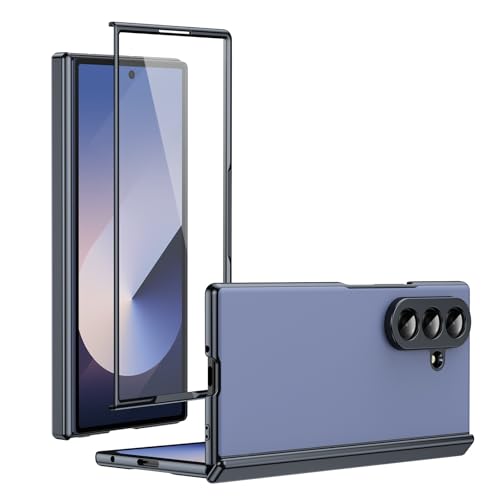 Smartphone-Flip-Cover Slim Fit Kompatibel mit Samsung Galaxy Z Fold 7 Hülle mit Displayschutzfolie, stoßfeste Hülle, robuste Schutzhülle fürs Telefon, vollständige Schutzhülle fürs Telefon(Dark blue) Smartphone-Flip-Cover Slim Fit Kompatibel mit Samsung Galaxy Z Fold 7 Hülle mit Displayschutzfolie, stoßfeste Hülle, robuste Schutzhülle fürs Telefon, vollständige Schutzhülle fürs Telefon(Dark blue) von tuanshunhengb