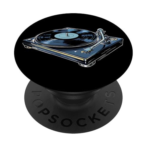 Plattenspieler, Plattenspieler PopSockets Klebender PopGrip Plattenspieler, Plattenspieler PopSockets Klebender PopGrip von turntablenn