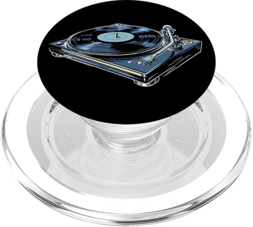 Plattenspieler, Plattenspieler PopSockets PopGrip für MagSafe Plattenspieler, Plattenspieler PopSockets PopGrip für MagSafe von turntablenn