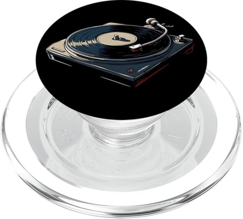 Plattenspieler, Plattenspieler PopSockets PopGrip für MagSafe Plattenspieler, Plattenspieler PopSockets PopGrip für MagSafe von turntablenn