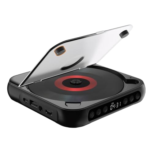 tuwiwol Leichter und tragbarer CD Player mit Kopfhörern für Musikliebhaber. Tragbarer ABS CD Player mit Kopfhörern wie CD, Schwarz tuwiwol Leichter und tragbarer CD Player mit Kopfhörern für Musikliebhaber. Tragbarer ABS CD Player mit Kopfhörern wie CD, Schwarz von tuwiwol
