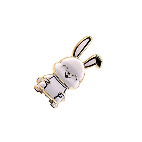 tuwiwol Universal Finger Ring Telefon Halter Cartoon Kaninchen Halterung Faltbare Stand Schnalle Stange Unterstützung Büro Dekor Hause, Weiss von tuwiwol