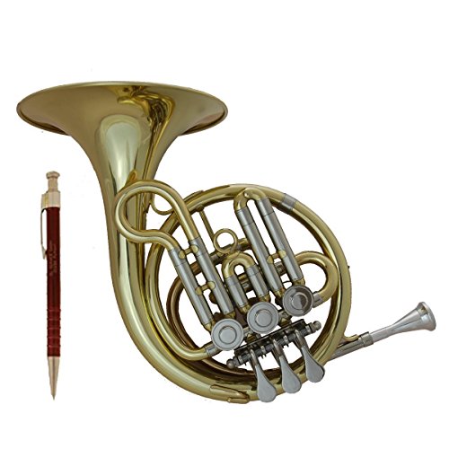 Tuyama® TMW-273 Taschenwaldhorn Waldhorn Pocket Horn mit Ventile Horn in B von tuyama