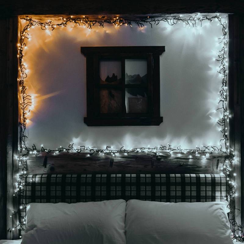 Twinkly LED-Cluster-Lichterkette, CCT, schwarz, 400-flg., 6m von twinkly