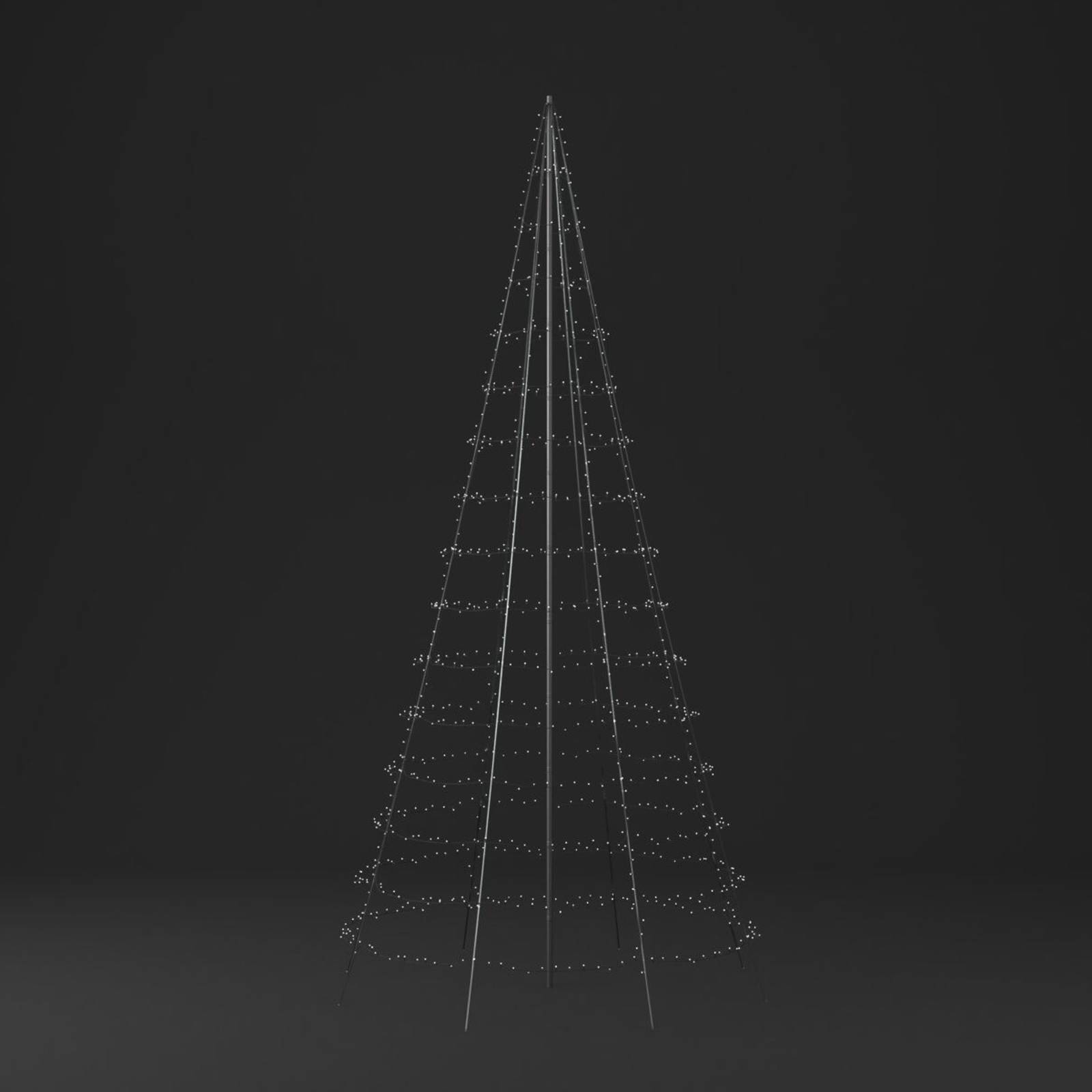 Twinkly Light Tree, IP44, matte RGBW-LEDs, Höhe 8m von twinkly