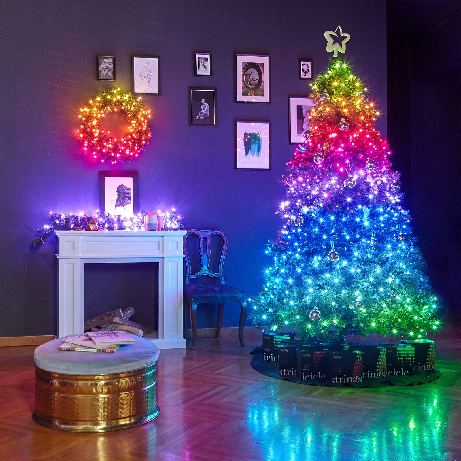 Twinkly Music Set Lichterkette schwarz 600 RGB-LED Twinkly Music Set Lichterkette schwarz 600 RGB-LED von twinkly