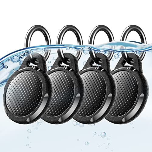 Wasserdichte Hülle für Airtag, 4 Pack Airtag Schlüsselanhänger Halter Kompatibel mit Apple AirTags, Ultra Durable Anti-Kratzer Schutzhülle mit Schlüsselring/Gurt für Gepäck, Hundehalsband, Schwarz Wasserdichte Hülle für Airtag, 4 Pack Airtag Schlüsselanhänger Halter Kompatibel mit Apple AirTags, Ultra Durable Anti-Kratzer Schutzhülle mit Schlüsselring/Gurt für Gepäck, Hundehalsband, Schwarz von typecase