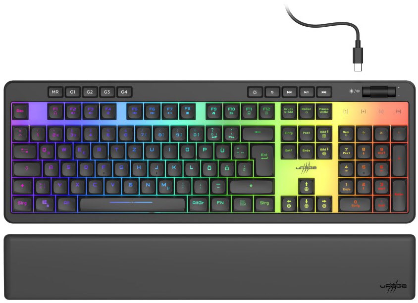 Exodus 515 (DE) Gaming Tastatur schwarz von uRage