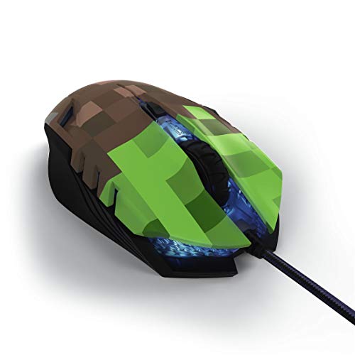 Urage URage Morph - Bloxx Gaming-Maus (2 m Kabel, USB, DPI verstellbar bis 2400, 5 programmierbare Tasten, LED) schwarz/gelb/braun/blau von uRage