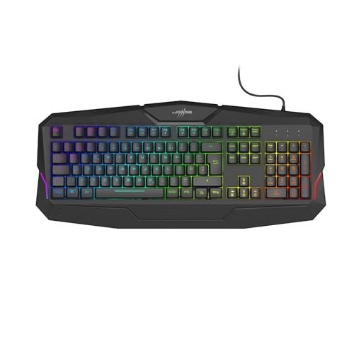 uRage Gaming-Keyboard Exodus 210 Illuminated, Handballenauflage, kabelgebunden, schwarz von uRage