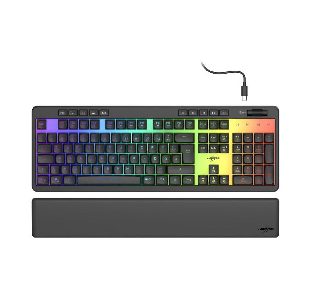 uRage uRage Exodus 515 RGB Gaming Tastatur mit Beleuchtung. Tastatur (RGB-Beleuchtung mit 10 Zonen) von uRage
