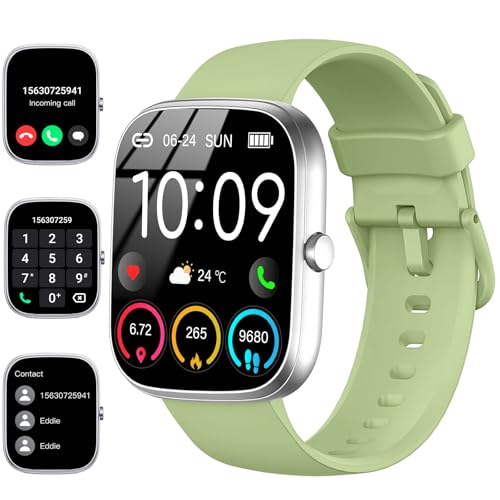 uaue Smartwatch Herren Damen, 1,91" HD Smartwatch Damen mit Telefonfunktion, Smart Watch Fitnessuhr 113+ Sportmodi, IP68 Wasserdicht, Sportuhr mit Herzfrequenz Schlafmonitor, für Android iOS Grasgrün uaue Smartwatch Herren Damen, 1,91" HD Smartwatch Damen mit Telefonfunktion, Smart Watch Fitnessuhr 113+ Sportmodi, IP68 Wasserdicht, Sportuhr mit Herzfrequenz Schlafmonitor, für Android iOS Grasgrün von uaue