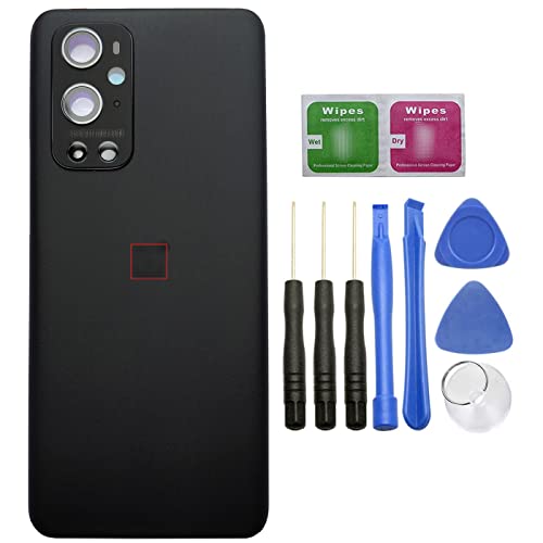 Ubrokeifixit Rückwandabdeckung für OnePlus 9 Pro Rückwand Glastürabdeckung Ersatz 5G 17 cm LE2121 (nicht 16,6 cm, nicht 9R cm) (9 cm/Schwarz/Kameralinse). von ubrokeifixit