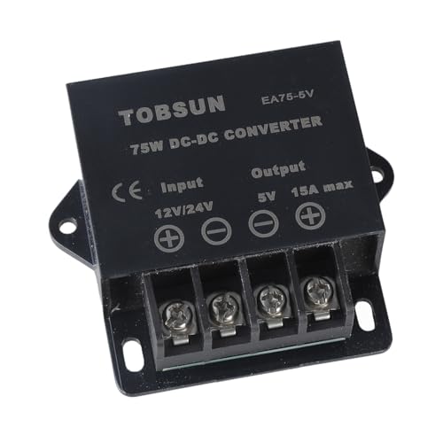 uikios 12 V/24 V auf 5 V Konverter Step Down Spannungsregler Auto Step Down Reduzierstück Netzteil Spannungen Konverter Dauerhaft von uikios