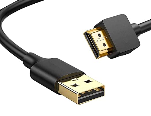 ukiism USB-auf-HDMI-Adapterkabel für Mac iOS Windows 10/8/7/Vista/XP, USB 3.0 auf HDMI-Stecker, HD 1080P, Monitor, Display, Audio-, Video-Konverterkabel, 1,8 m von ukiism