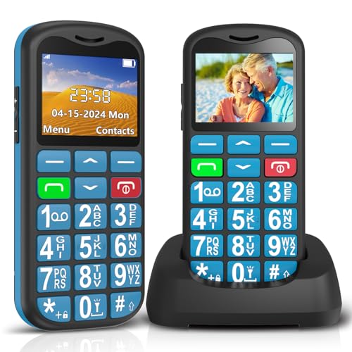 ukuu Seniorenhandy mit SOS-Taste & Ladestation – Großtasten-Telefon mit USB-C, 1000mAh Akku und 1,8-Zoll Display | Extra lauter Ton | Einfache Bedienung ukuu Seniorenhandy mit SOS-Taste & Ladestation – Großtasten-Telefon mit USB-C, 1000mAh Akku und 1,8-Zoll Display | Extra lauter Ton | Einfache Bedienung von ukuu