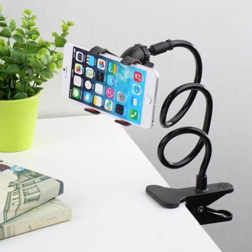 ulafbwur Flimikun Tragbare Halterung mit langem Arm, universelle Halterung für Handy, Tablet, GPS ulafbwur Flimikun Tragbare Halterung mit langem Arm, universelle Halterung für Handy, Tablet, GPS von ulafbwur