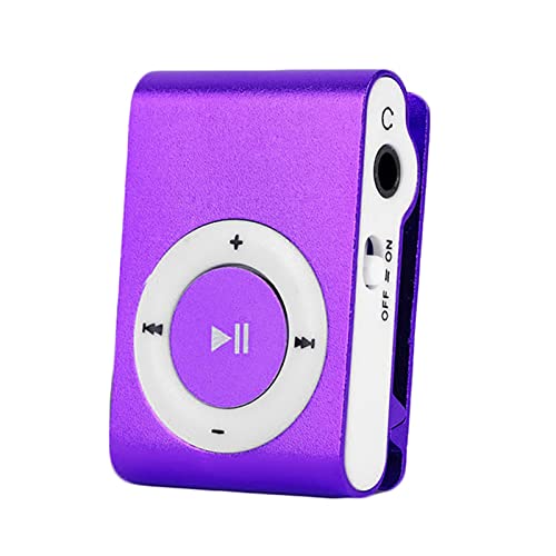 ulafbwur Mini MP3 Player Mobile Flash Drive Praktisch USB MP3 Audio Musik Player Lila von ulafbwur