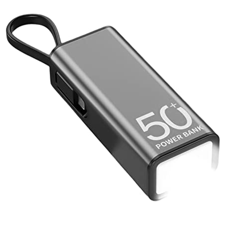 Powerbank | 5000mAh -Powerbank | USB 5V2.1A Tragbares Ladegerät, USB C Schnelllade-Powerbank, Backup-Ladegerät für Telefon von ulapithi