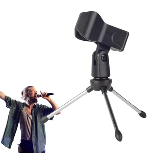 Telefonstativ, Tischhalterung, verstellbarer Telefonständer mit Clip | Leichter Desktop-Ständer mit Verriegelungsknopf für Gesang und Leistung Telefonstativ, Tischhalterung, verstellbarer Telefonständer mit Clip | Leichter Desktop-Ständer mit Verriegelungsknopf für Gesang und Leistung von ulapithi