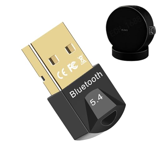 ulapithi Wireless-Adapter für PC,Wireless-USB-Adapter-PC - USB-Audiosender - Audio-Sender BT 5.4, kabelloser Computer-Sender-Empfänger-Dongle, Stereo-Musik-Adapter, Plug-and-Play von ulapithi