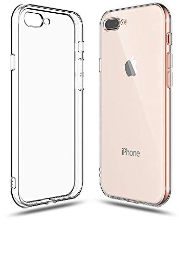 ultrapower100 Transparente Schutzhülle für iPhone 7 Plus, 8 Plus, ultradünn, aus Kunststoff, robust, elastisch, Kratzfest, rutschfest, stoßfest ultrapower100 Transparente Schutzhülle für iPhone 7 Plus, 8 Plus, ultradünn, aus Kunststoff, robust, elastisch, Kratzfest, rutschfest, stoßfest von ultrapower100
