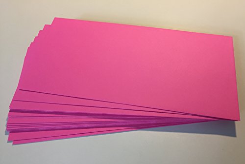 100 Umschläge, Pink, Eosinrot, Rosa, von ELCO, 229 x 114 mm, mit Abziehstreifen, 100 g/qm von umschlag-discount