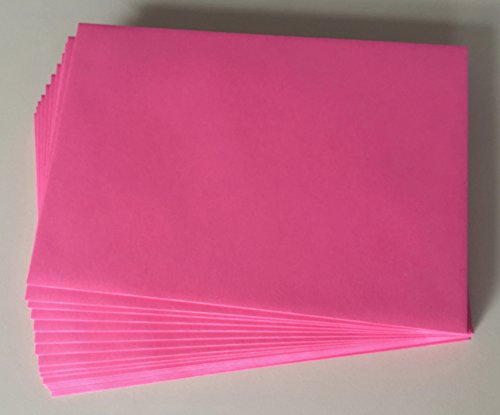 50 Briefumschläge, C6, Pink, Eosinrot, Rosa, von ELCO, C6 = 162 x 114 mm, mit Abziehstreifen, 100 g/qm, Kuverts von umschlag-discount