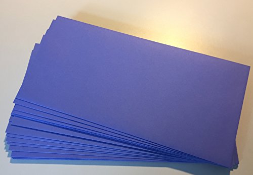 50 Umschläge, Lila, Violett, Purpur, von ELCO, 229 x 114 mm, mit Abziehstreifen, 100 g/qm von umschlag-discount