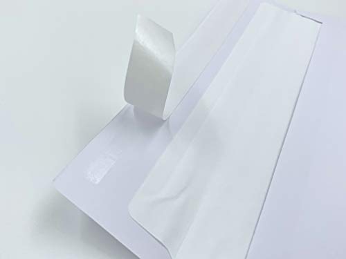 Briefumschläge mit hellem Seidenfutter in DIN lang = 220 x 110 mm, 25 Stk. von umschlag-discount