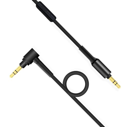 Ersatz-Audiokabel kompatibel mit Sony WH-1000XM5 WH-1000XM4 WH-1000XM3 WH-XB910N WH-H900N WH-CH510 CH-720N CH-710N CH-700N MDR-100ABN MDR-10R MDR-1A Kabellose Kopfhörer (150 cm, Schwarz/Mikrofon Ersatz-Audiokabel kompatibel mit Sony WH-1000XM5 WH-1000XM4 WH-1000XM3 WH-XB910N WH-H900N WH-CH510 CH-720N CH-710N CH-700N MDR-100ABN MDR-10R MDR-1A Kabellose Kopfhörer (150 cm, Schwarz/Mikrofon von umvowuxa