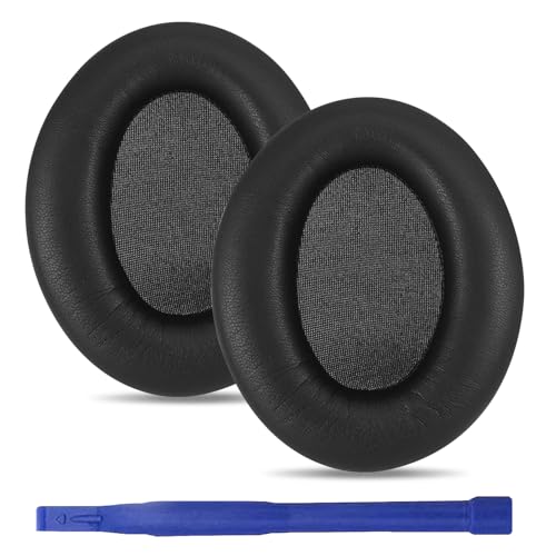 umvowuxa Ersatz-Ohrpolster, kompatibel mit Sony WH-1000XM3 Kopfhörern, weiches Protien-Leder, Schwarz von umvowuxa