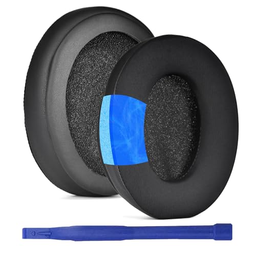 umvowuxa Ersatz-Ohrpolster kompatibel mit Sony Kopfhörer WH-CH700N/WH-CH710N/WH-CH720N /WH-XB900N/WH-RF400&MDR-ZX780/MDR-ZX770/MDR-10R(Gel/Schwarz) von umvowuxa