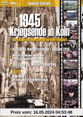 1945 Kriegsende in Köln Special Edition - Die komplette Filmedition von Hermann Rheindorf von unbekannt