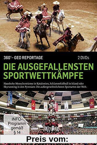 360° - GEO Reportage: Die ausgefallensten Sportwettkämpfe [2 DVDs] von unbekannt