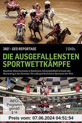 360° - GEO Reportage: Die ausgefallensten Sportwettkämpfe [2 DVDs] von unbekannt