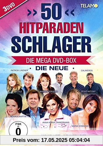 50 Hitparaden Schlager-die Neue [3 DVDs] von unbekannt