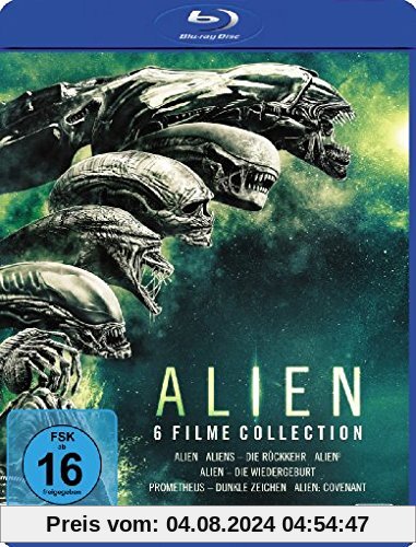 Alien 1-6 [Blu-ray] von unbekannt