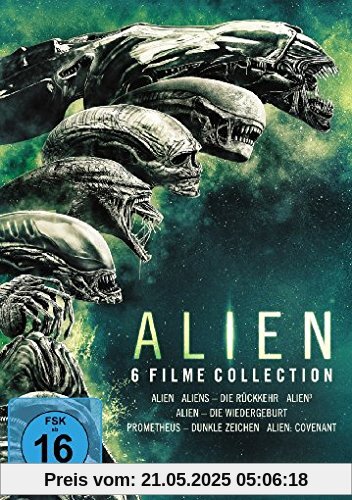 Alien - 6 Filme Collection [6 DVDs] von unbekannt