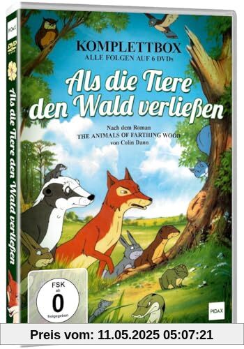 Als die Tiere den Wald verließen - Remastered Komplettbox - Die Kult/Animationsserie nach dem Roman von Colin Dann - OT: The animals of farthing wood [6 DVDs] von unbekannt